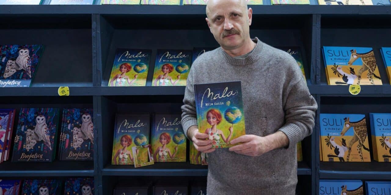 Zagreb: Mile Kekin predstavio je svoju prvu slikovnicu “Mala” na Interliberu
