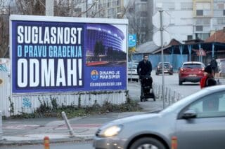 Zagreb: Inicijativa plakatima pokušava potaknuti izgradnju stadiona Dinamo