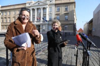 Zagreb: Urša Raukar i Ivana Kekin o ilegalnim radnjama zaposlenika i dužnosnika HNB-a