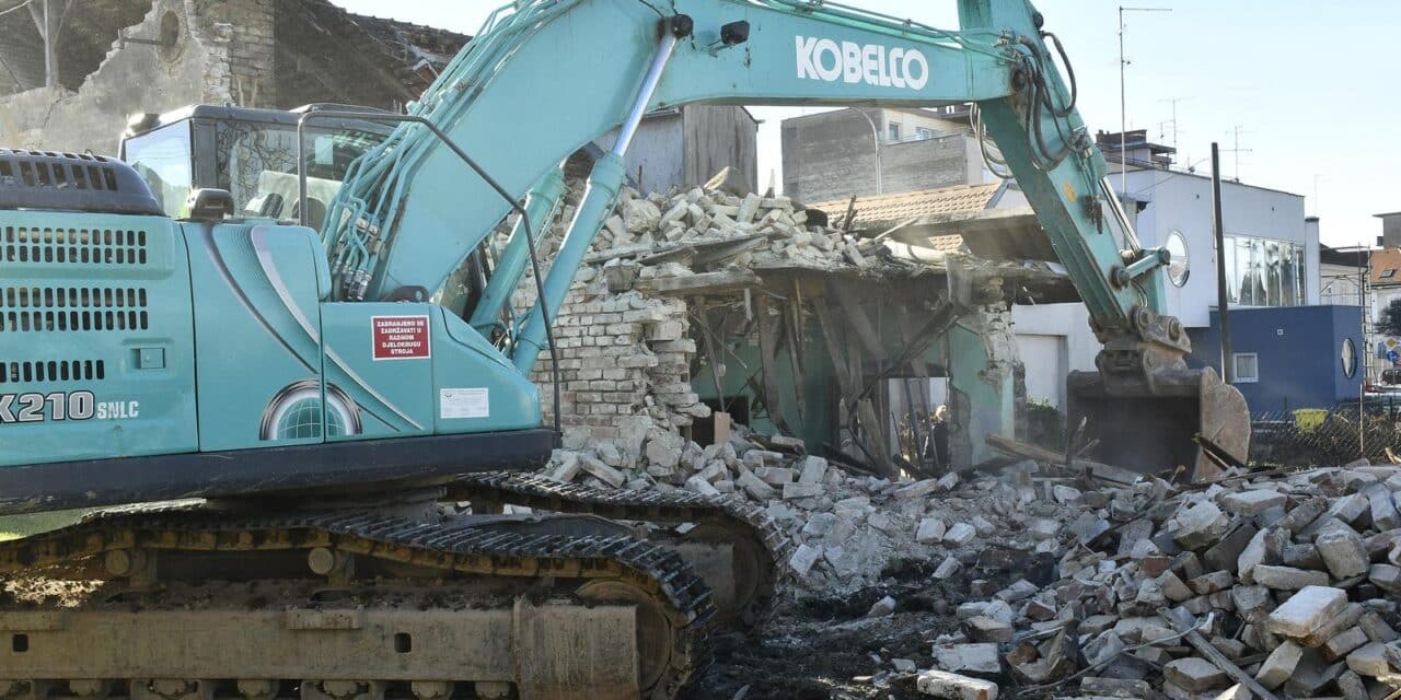 rušenje gradilište