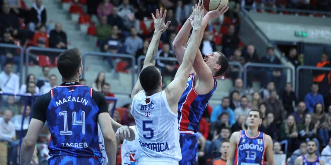 Zagreb: Susret Cibone i Budućnosti u 21. kolu ABA lige