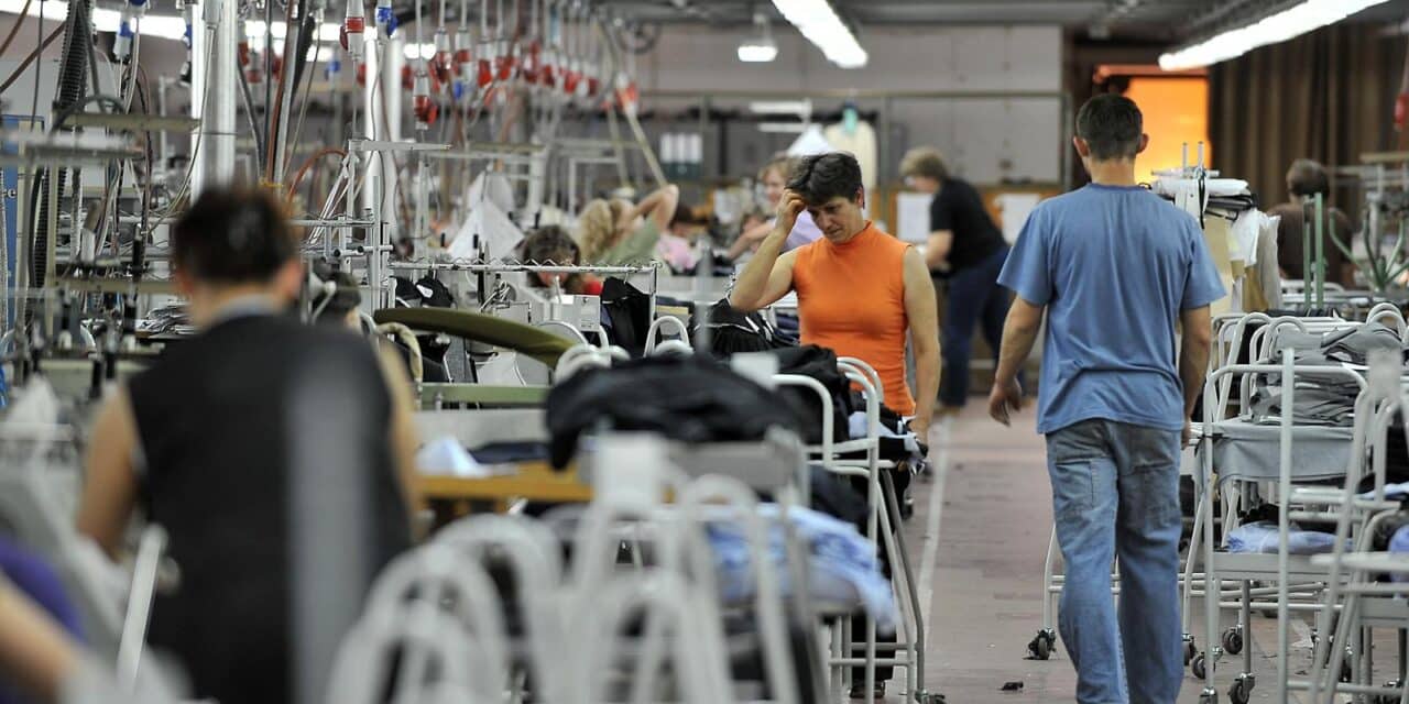 Vara�din: Pogon za �ivanje odijela tekstilne industrije Varteks