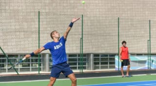 Zadar: Marin Čilić i Borna Ćorić pripremaju se na Višnjiku za teniske turnire u SAD-u