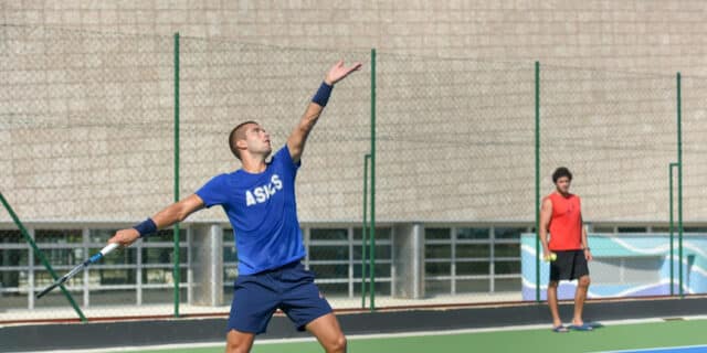 Zadar: Marin Čilić i Borna Ćorić pripremaju se na Višnjiku za teniske turnire u SAD-u