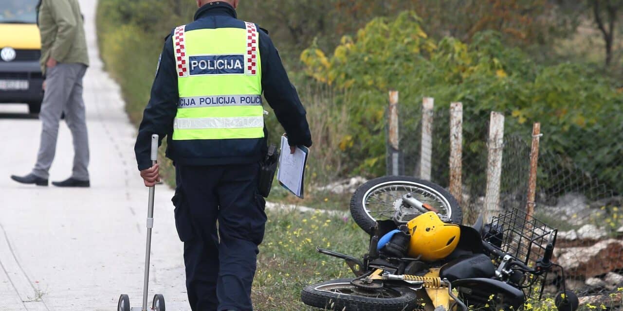 prometna nesreća moped