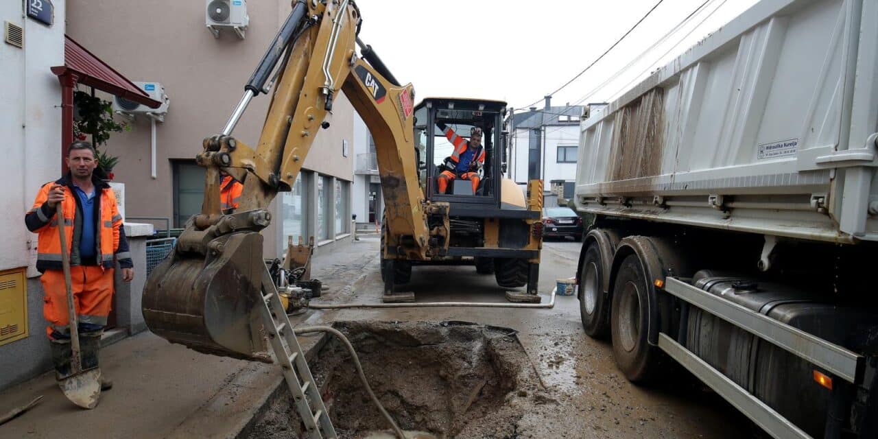 Zbog puknuća cijevi dio Jaruna je bez pitke vode