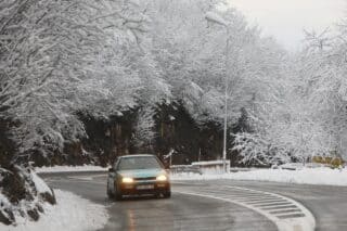 promet gužva snijeg