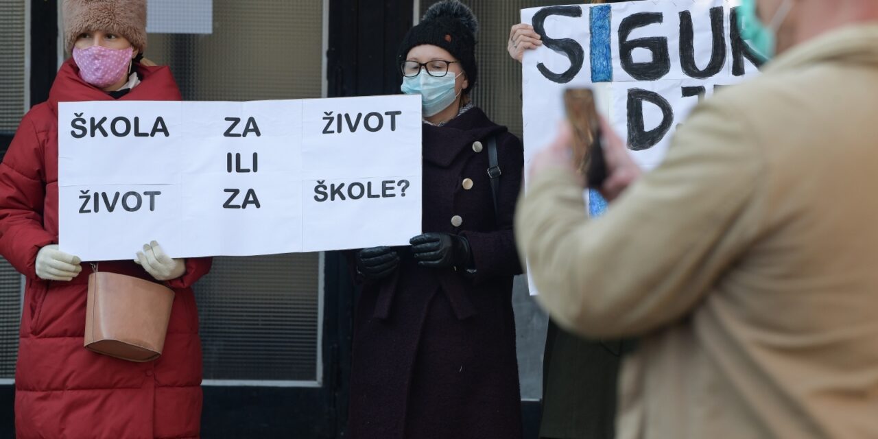 Roditelj iz školske inicijative održali su konferenciju za medije #SIGURNAškolazaSVE