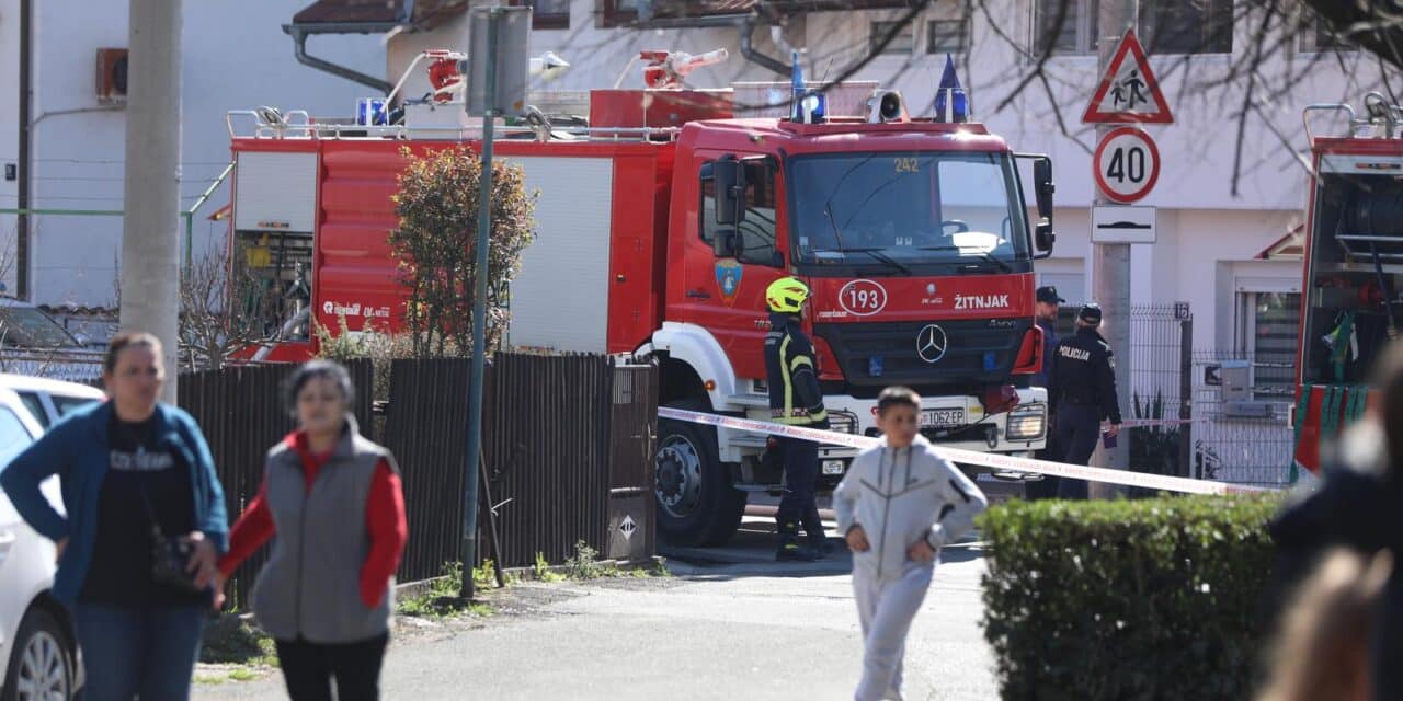 Zagreb: Vatrogasci intervenirali zbog požara koji je izbio u garaži na Ferenščici