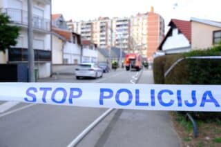 Zagreb: Policija na Fereščcici ogradila šire područje gdje je danas bio požar