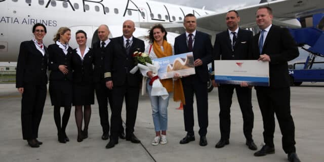 Zagreb: Dolazak milijuntog putnika u Zračnu luku Franjo Tuđman