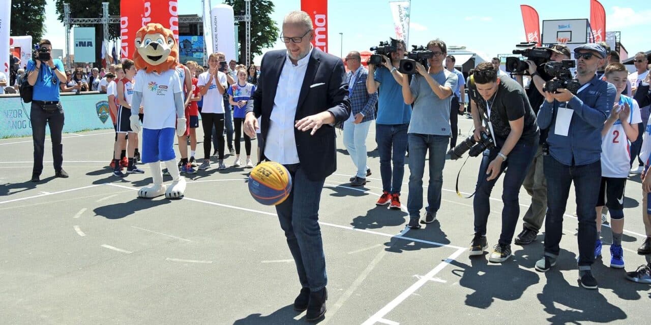 Davor Božinović tehnicirao na svečanom otvorenju Sportskih igri mladih u Prelogu