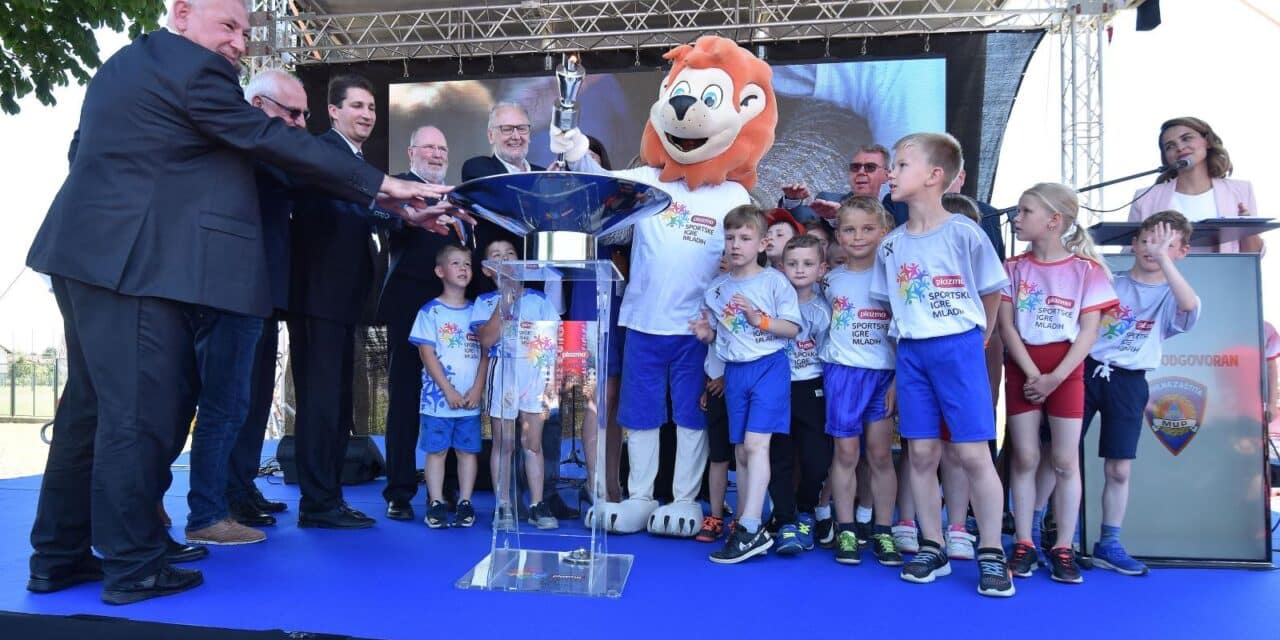 Davor Božinović tehnicirao na svečanom otvorenju Sportskih igri mladih u Prelogu