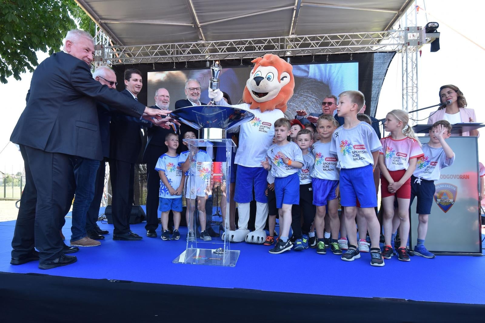 Davor Božinović tehnicirao na svečanom otvorenju Sportskih igri mladih u Prelogu