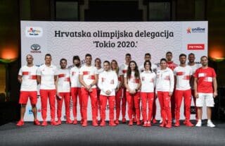 Zagreb: Svečanost ispraćaja hrvatskih sportaša na Olimpijske igre u Tokio