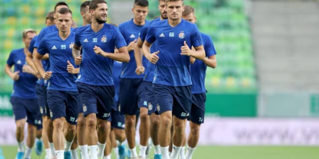 Budimpešta: Trening nogometaša Dinama uoči uzvratnog susreta protiv Ferencvarosa