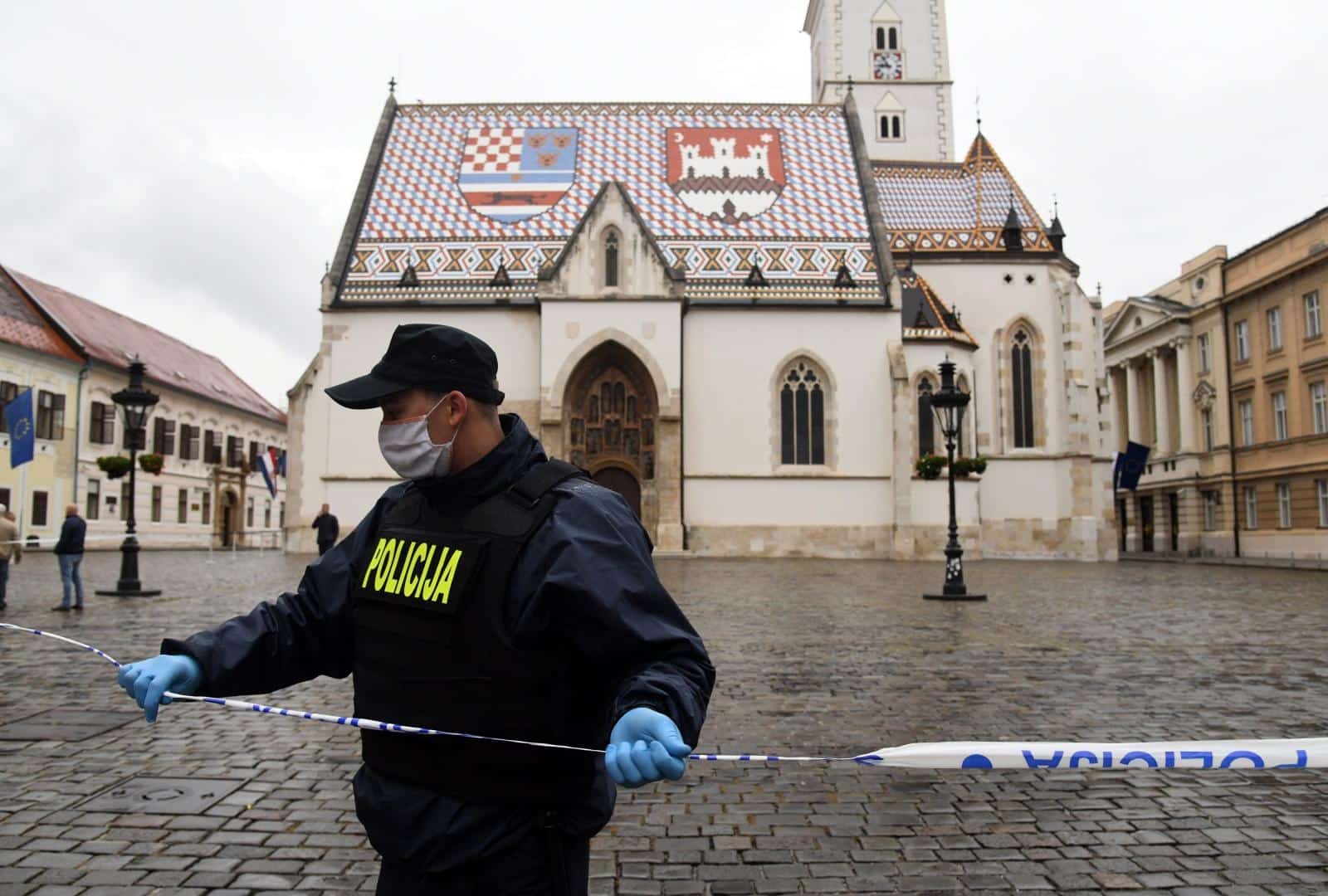 Zagreb: Na Trgu svetog Marka upucan je policajac