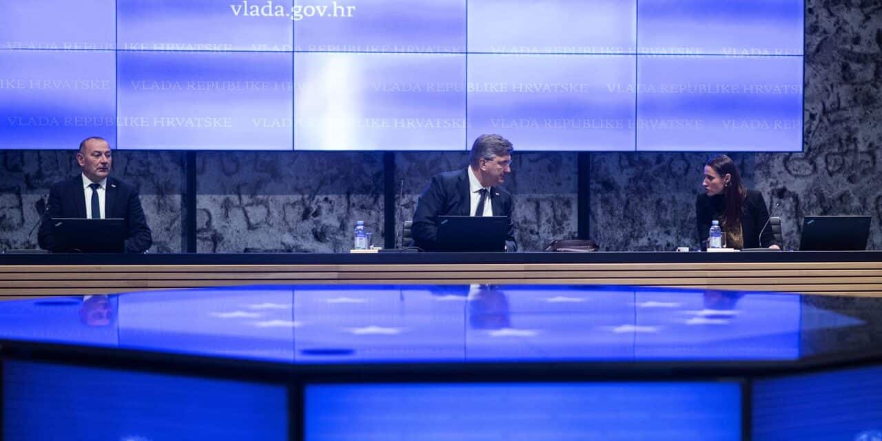 Zagreb: U tijeku je sjednica Vlade RH