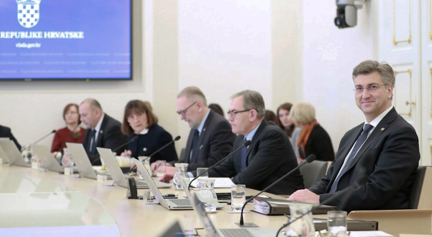 Zagreb: Održana sjednica Vlade Republike Hrvatske
