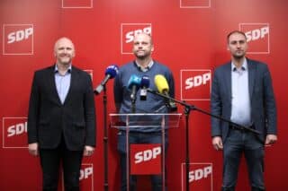 Zagreb: Renato Petek i Matej Mišić iz SDP-a govorili o sljemenskoj žičari
