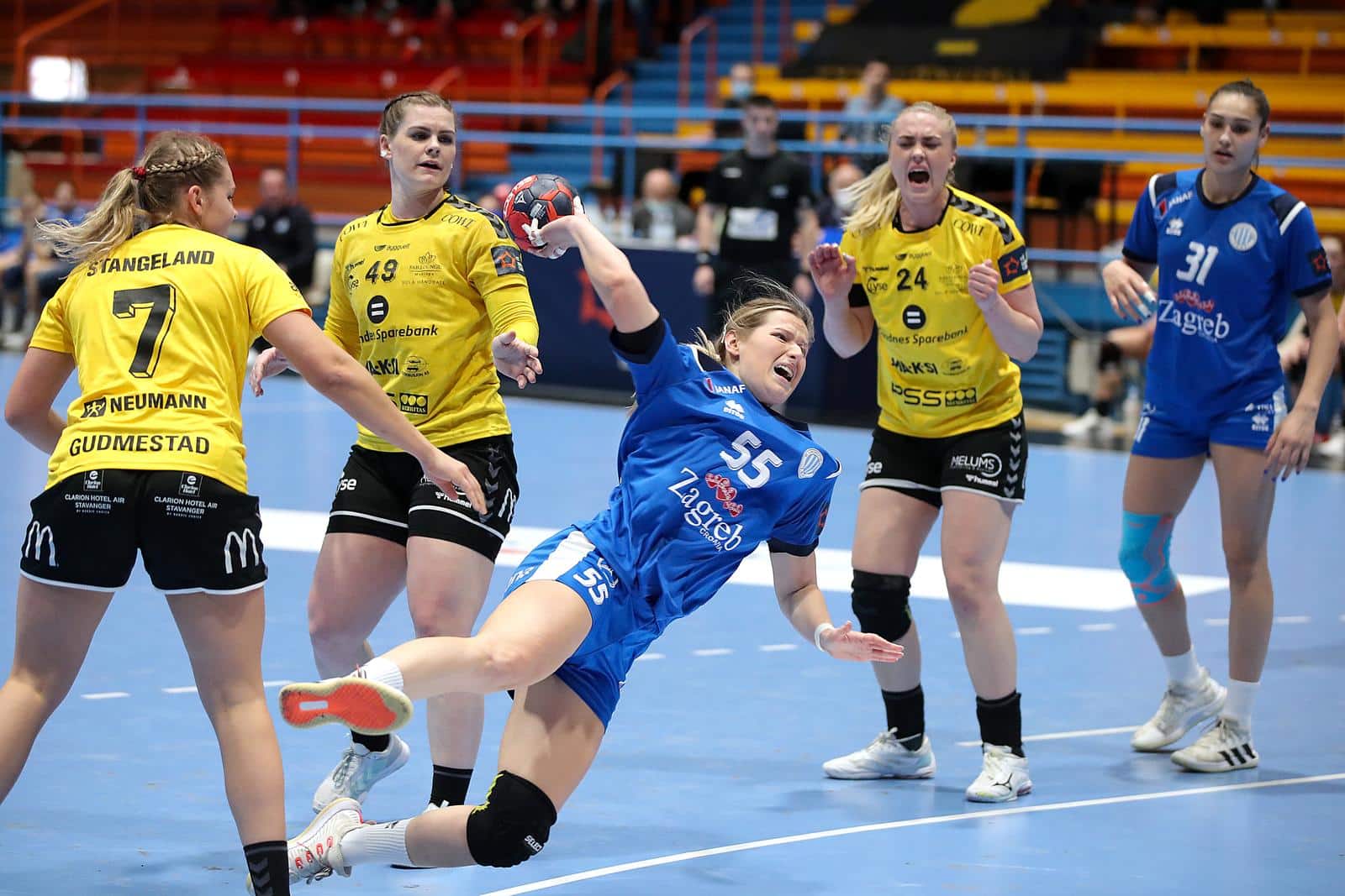 Zagreb: Utakmica 5. kola skupine A Europske lige rukometašica, RK Lokomotiva Zagreb – Sola HB