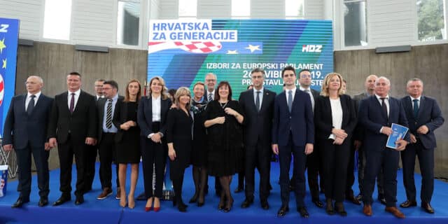 Zagreb: Karlo Ressler predstavljen kao kandidat HDZ-a za EU izbore