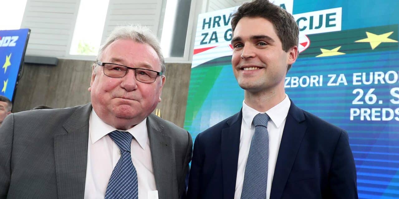 Zagreb: Karlo Ressler predstavljen kao kandidat HDZ-a za EU izbore