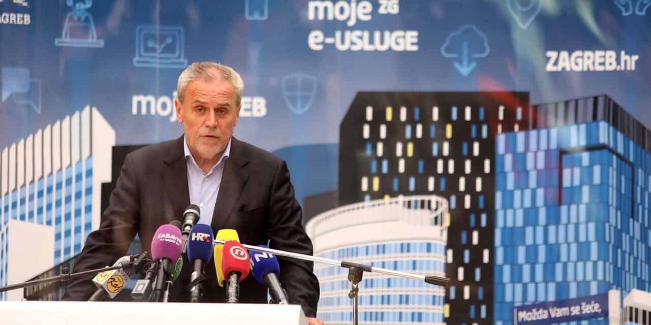 Zagreb, 13.04.2020 – Konferencija za medije Stozera civilne zastite grada Zagreba i Milana Bandica