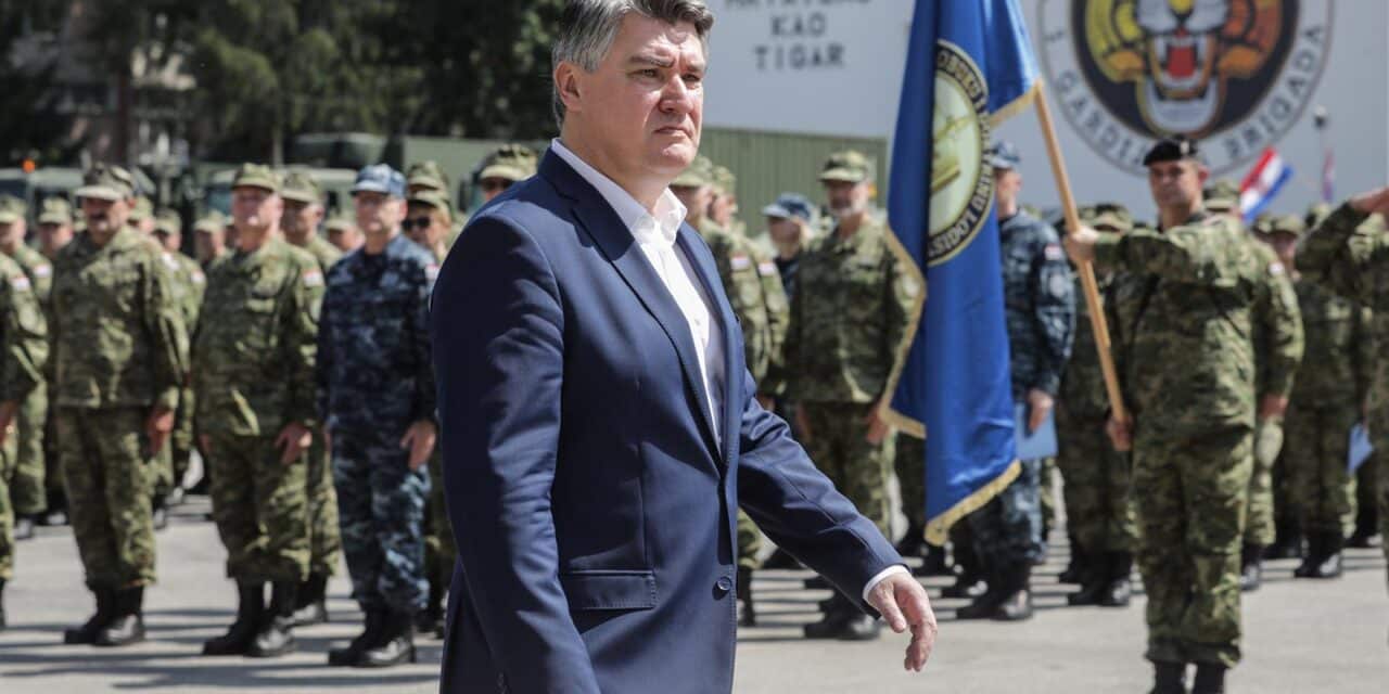 Predsjednik Milanović na obilježavanju 20. obljetnice ustrojavanja Zapovjedništva za potporu