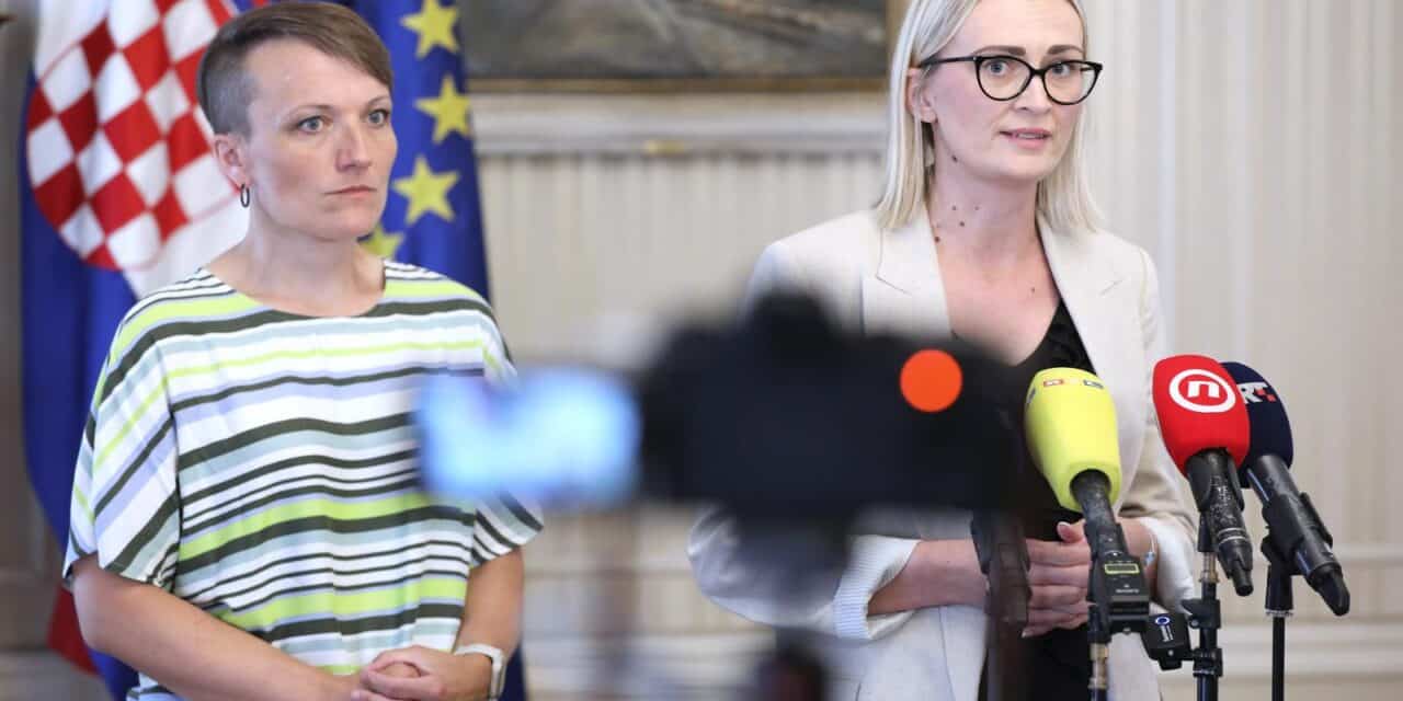 Zagreb: Željka Josić i Suzana Rešetar dale su izjavu medijima