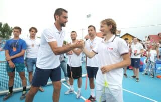Petrinja: Marin Čilić i Luka Modrić osvojili humanitarni turnir Gem Set Hrvatska