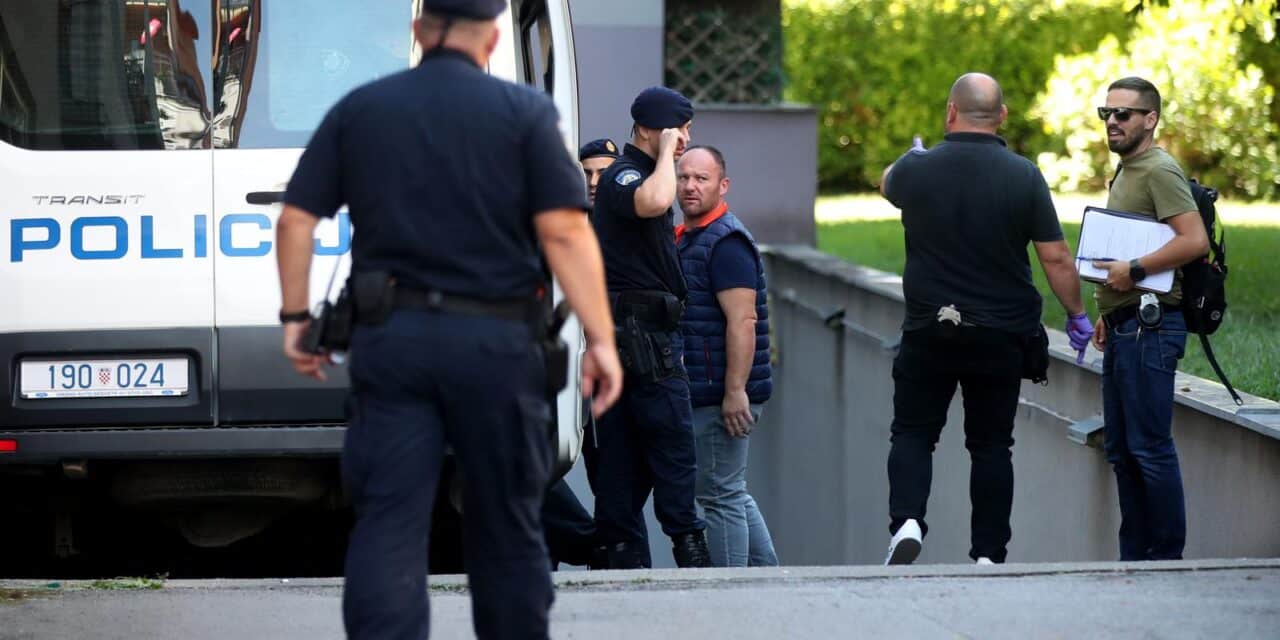 Zagreb: Kriminalistička policija u istrazi stambene zgrade na Srednjacima