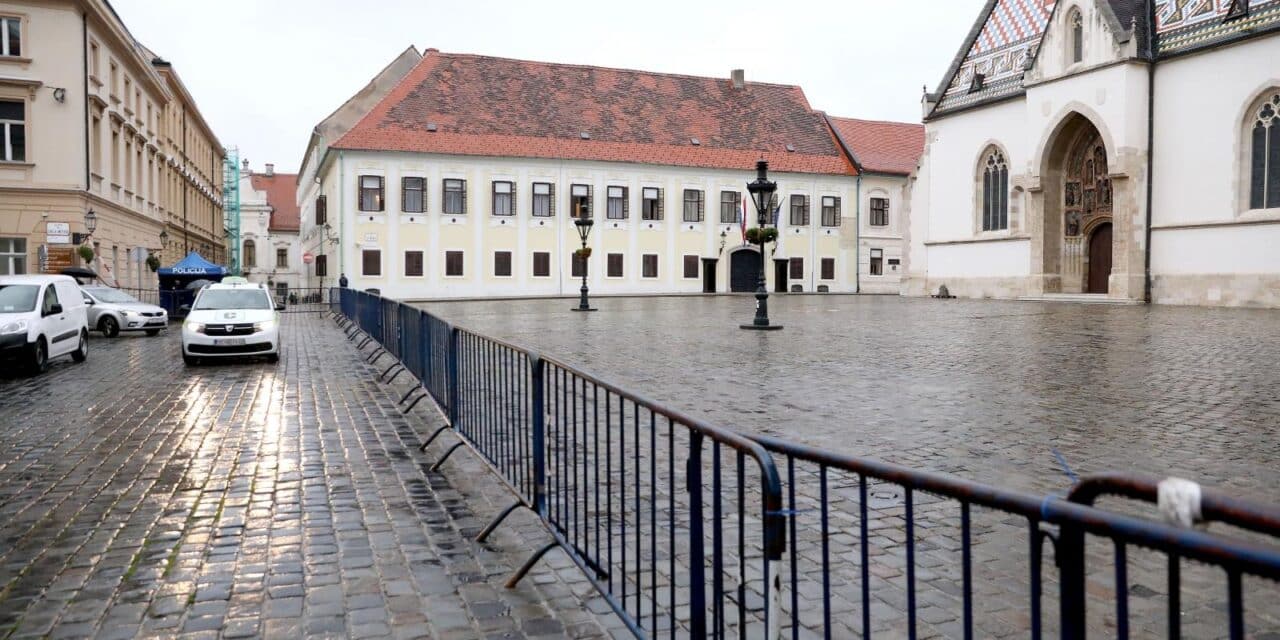 Zagreb: Nakon pokušaja ubojstva policajca pristup Markovom trgu je ograničen