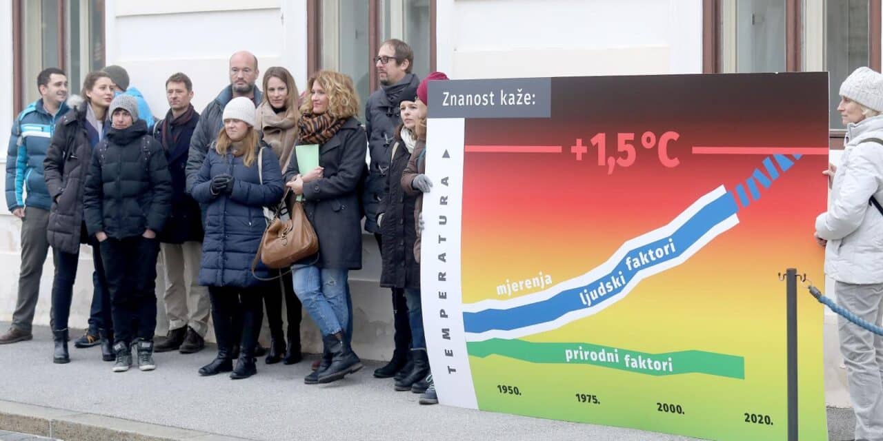 Zagreb: Vladi predan Apel za klimatsku akciju koji je potpisalo više od 500 znanstvenika RH