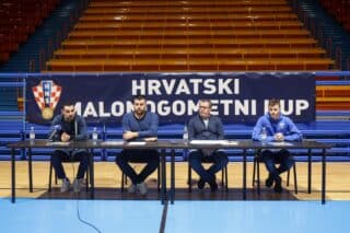 Zagreb: Konferencija za medije povodom zavrnice Hrvatskog malonogometnog kupa
