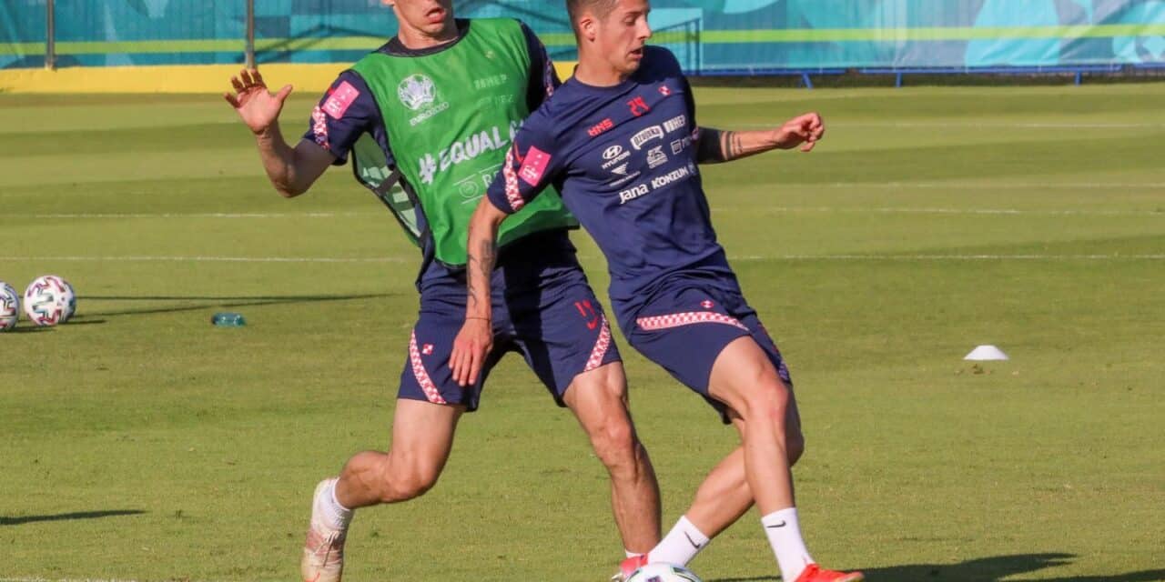 Rovinj: Trening hrvatske nogometne reprezentacije