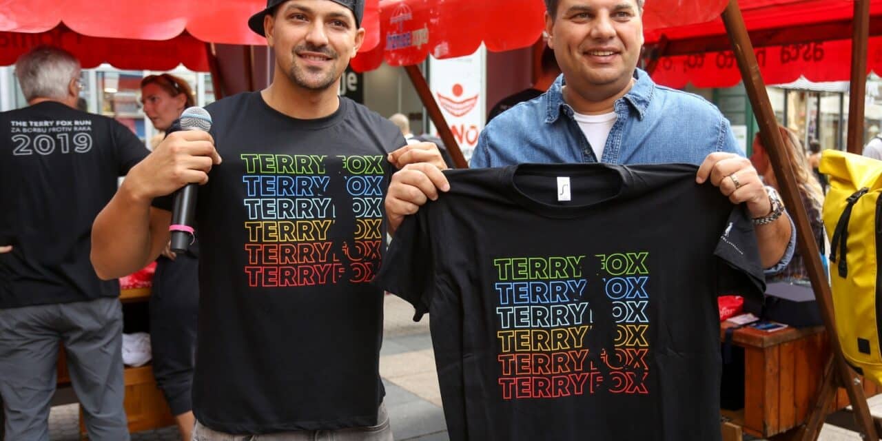 Zagreb: Humanitarna prodaja majica s vizualima humanitarne akcije Terry Fox Run