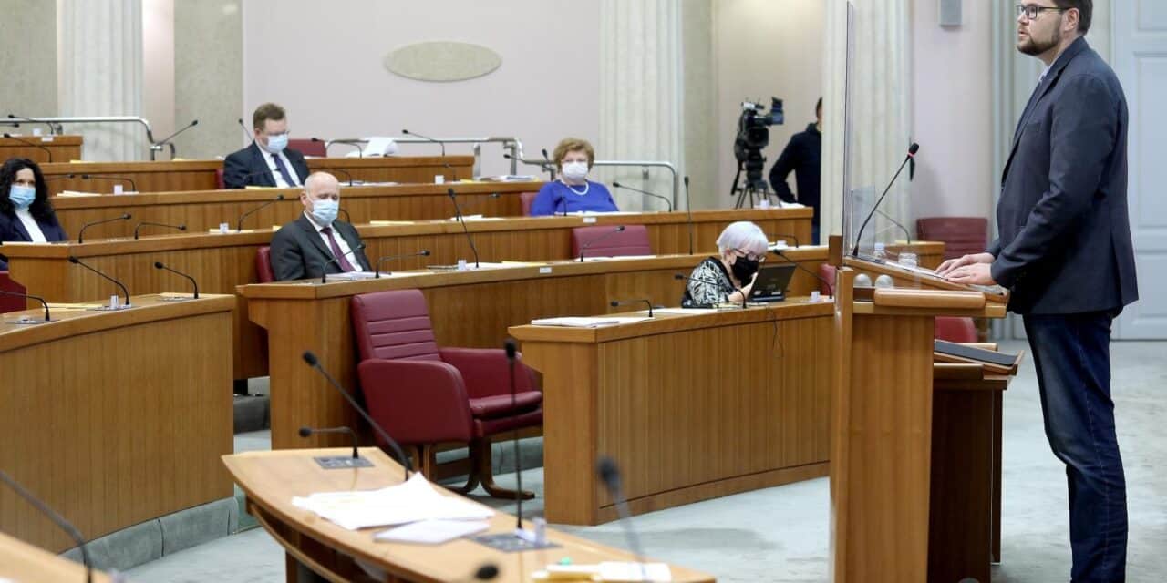 Zagreb: Sjednica Sabora nastavljena je slobodnom raspravom zastupnika