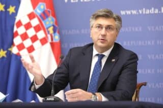 Zagreb: Andrej Plenković održao u Banskim dvorima konferenciju za medije