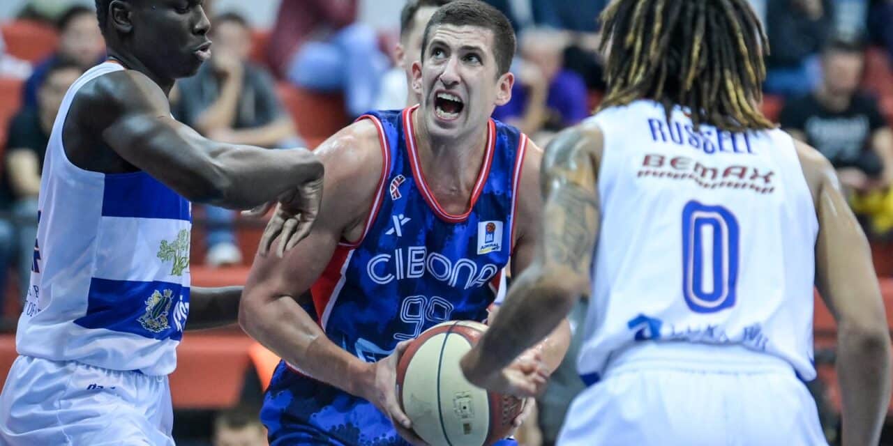 Zagreb: Utakmica 3. kola ABA košarkaške lige, Cibona – Mornar
