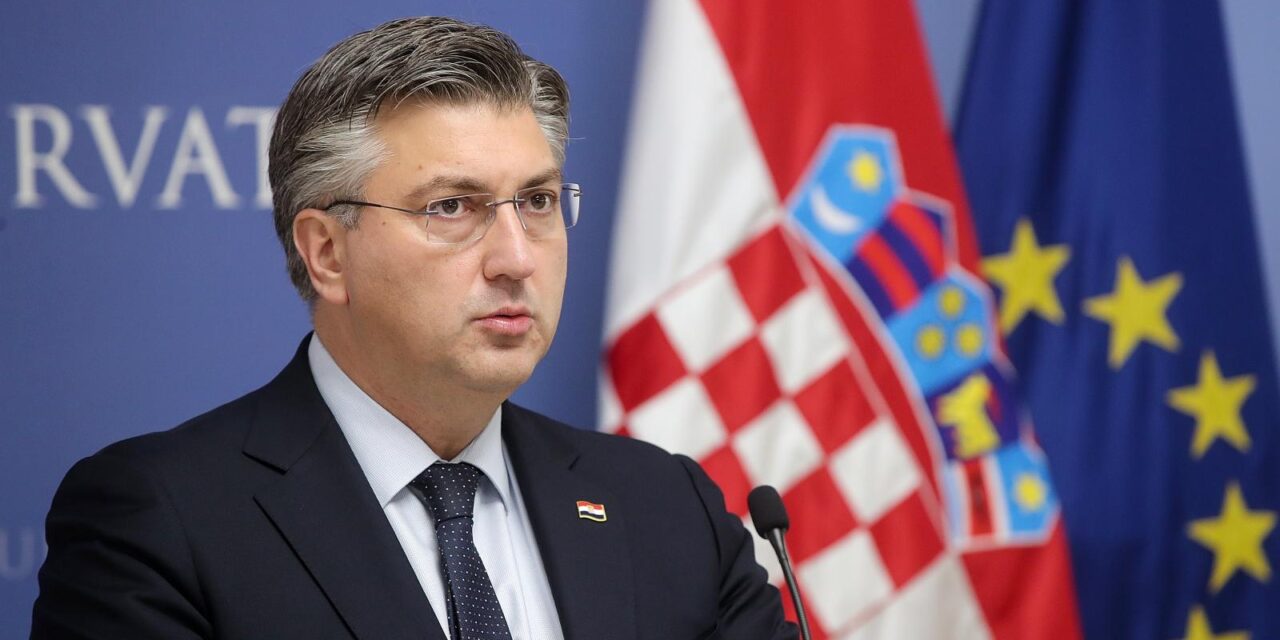 Zagreb: Konferencija za medije premijera Andreja Plenkovića