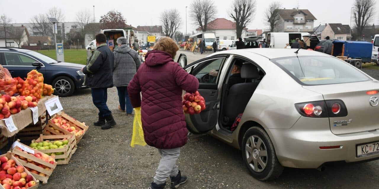Koprivničko sajmište za građane pretvoreno u drive in nabavku potrepština