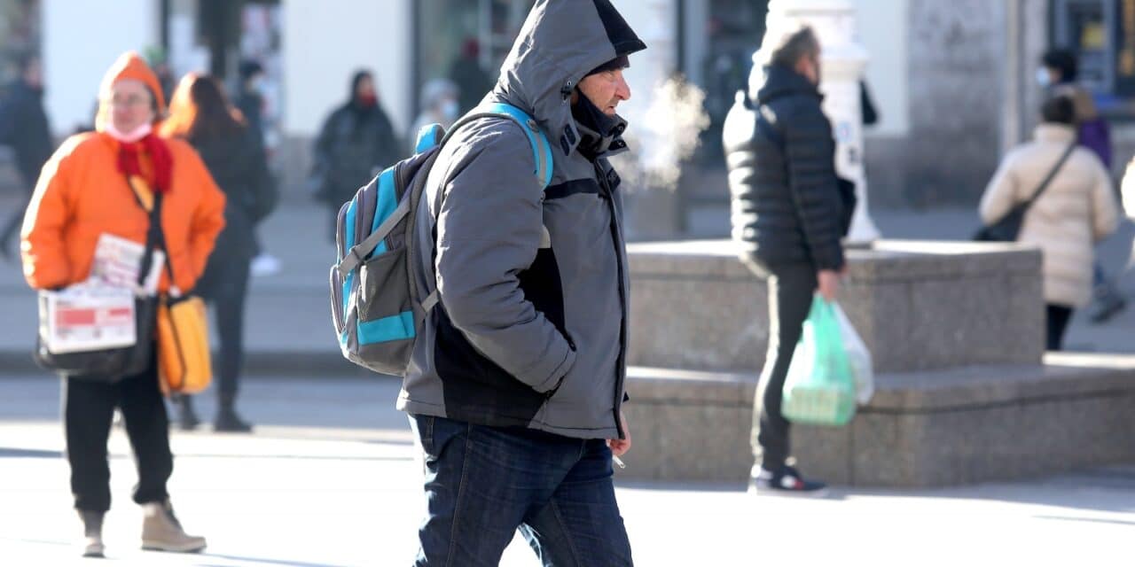 Sunčano jutro u Zagrebu s temperaturama ispod nule