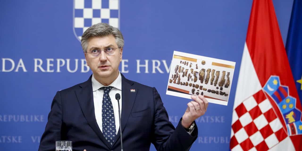 Premijer Plenković pokazao dijelove bombe s drona