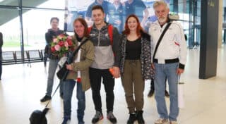 Zagreb: Tin Srbić vratio se iz Poljske nakon osvojenog srebra