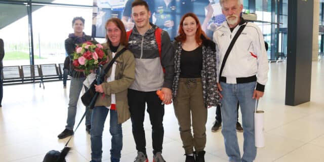 Zagreb: Tin Srbić vratio se iz Poljske nakon osvojenog srebra