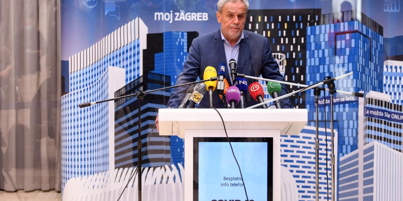 Konferencija za medije Stožera civilne zaštite grada Zagreba