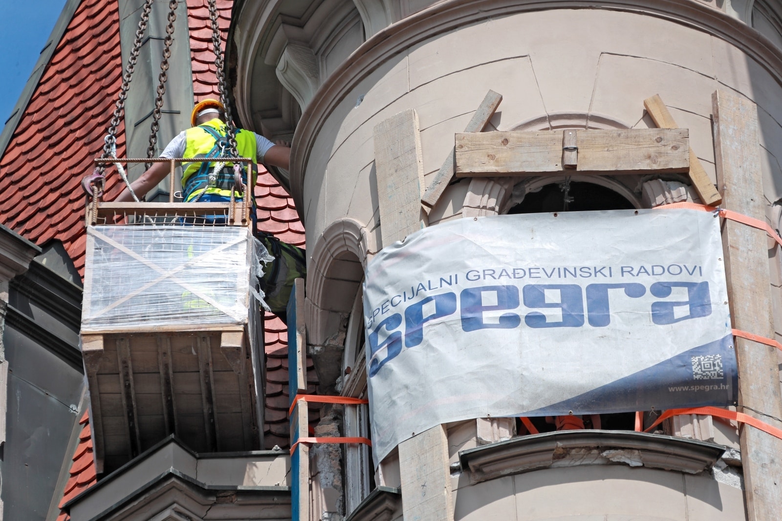 Zagreb: Sanacija kupole na križanju Kurelčeve i Jurišićeve
