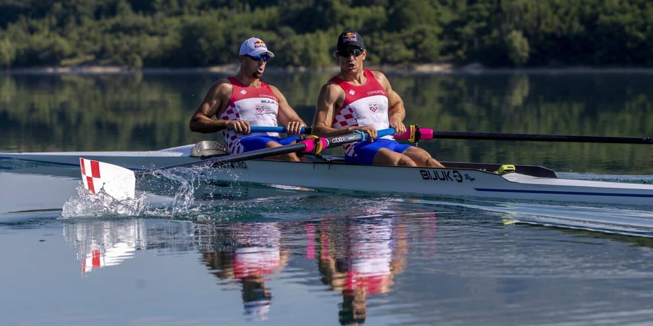 Sinj: Braća Sinković na posljednjim pripremama na Peručkom jezeru uoči odlaska na Olimpijske igre