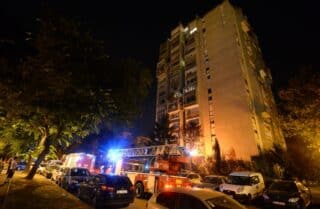 Zagreb: Vatrogasci ugasili požar u zgradi u naselju Dugave